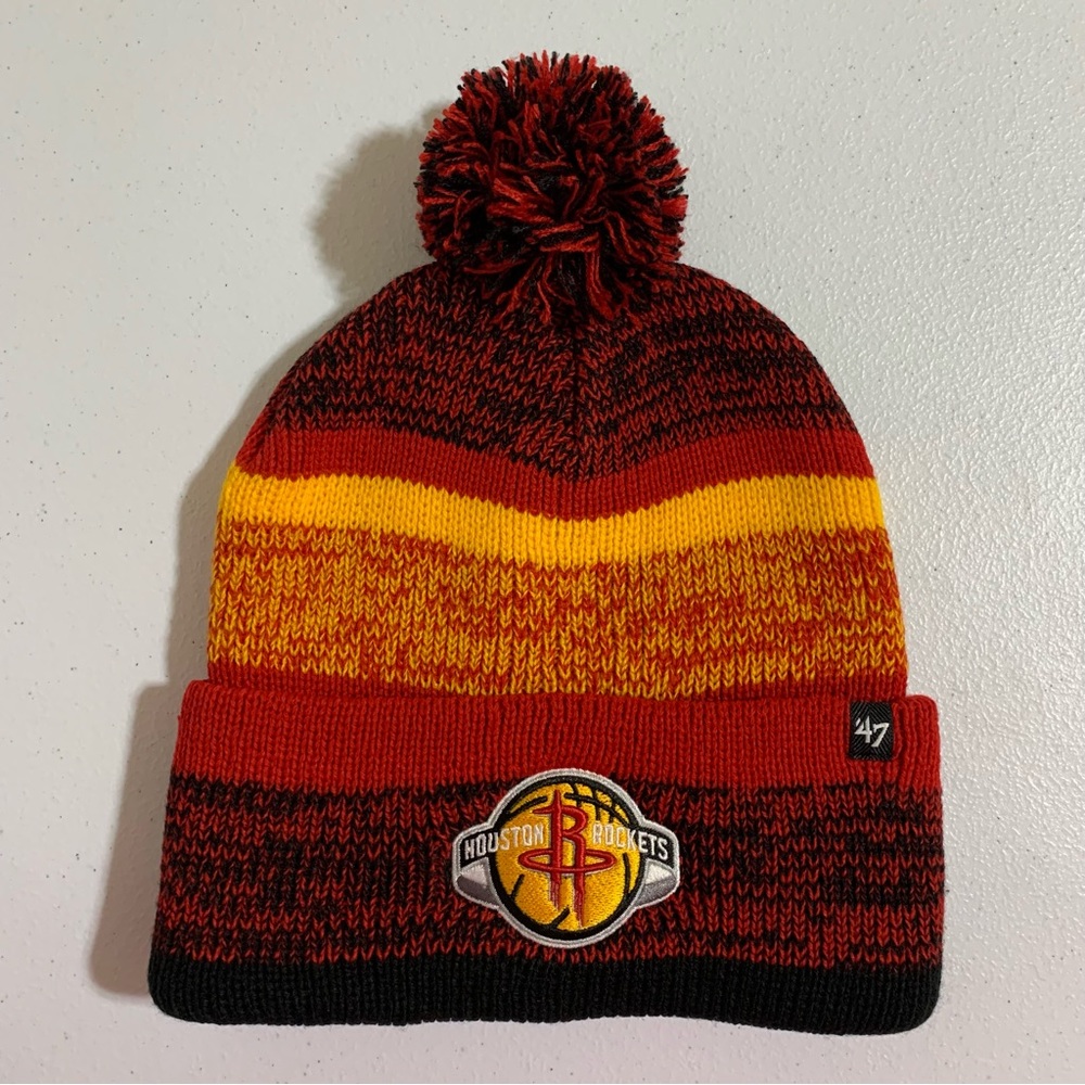 ‘47 Houston Rockets Pom Beanie Hat-NWT